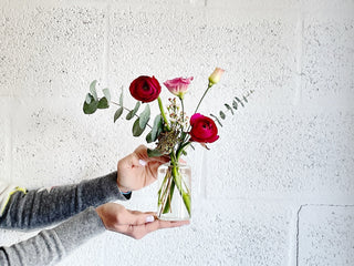 medium seasonal fresh flower arrangement subscription