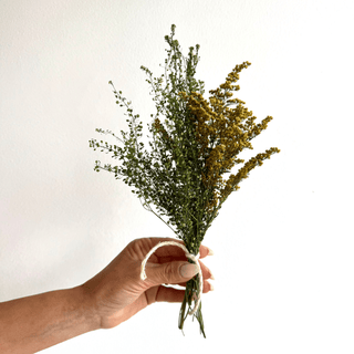 neutral small dried flower bundles - houseoflilac
