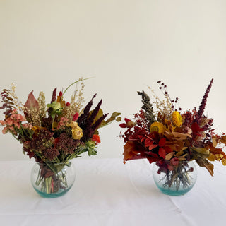 small dried flower arrangement - houseoflilac