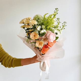 mother's day double fresh flower bouquet wrap - houseoflilac