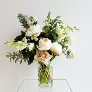 medium seasonal fresh flower arrangement