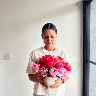 mother's day peony arrangement - houseoflilac