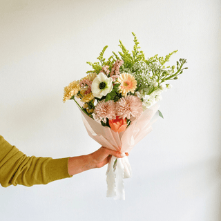 mother's day single fresh flower bouquet wrap - houseoflilac