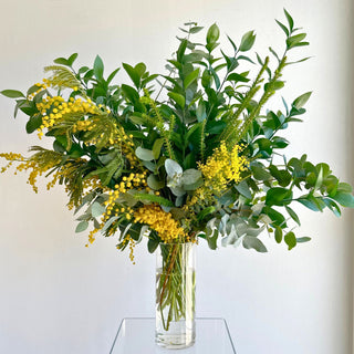 statement lush greens arrangement flower subscription