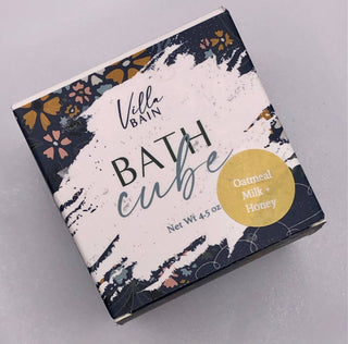 Oatmeal Milk + Honey Bath Cube - houseoflilac