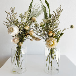 dried flower bud vase arrangement - houseoflilac