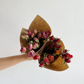 spray rose dried flower bunch - houseoflilac