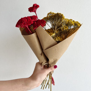 yarrow dried flower bunch - houseoflilac