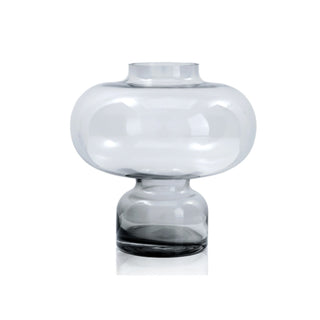 glass grey doble vase - houseoflilac