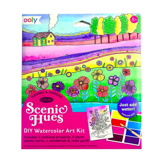 Scenic Hues DIY Watercolor Art Kit - houseoflilac
