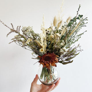 small dried flower arrangement - houseoflilac