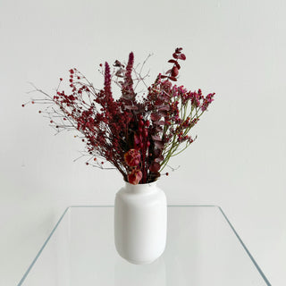 holiday dried flower small accent table arrangements