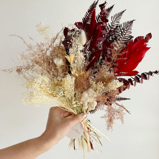 classic holiday dried flower wraps