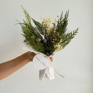 classic holiday dried flower wraps