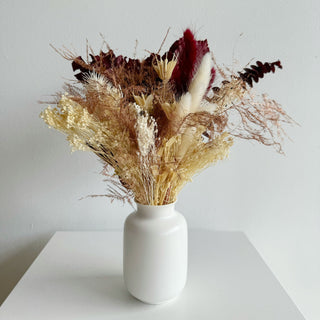 holiday dried flower small accent table arrangements