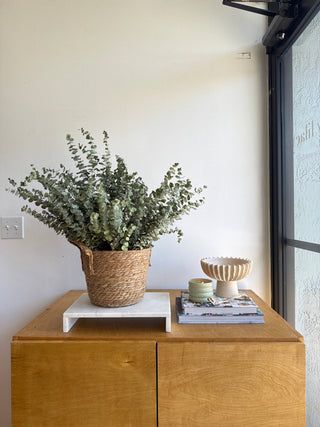 Verdigris Eucalyptus Basket