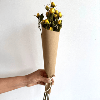 spray rose dried flower bunch - houseoflilac