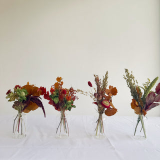 thanksgiving dried flower bud vases - houseoflilac