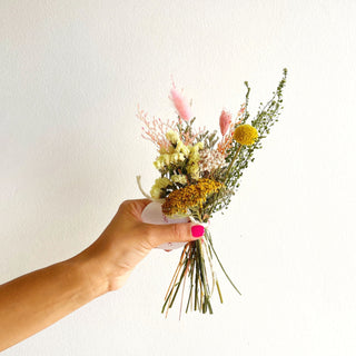 orange yellow small dried flower bundles - houseoflilac