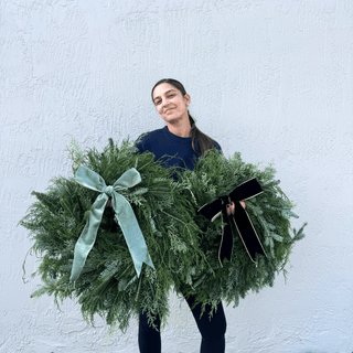 fresh evergreen holiday wreaths (final few!) - houseoflilac