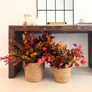 Copper Beech Dried Flower Basket