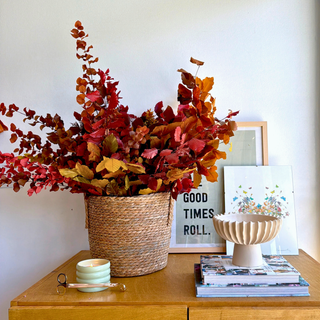 Copper Beech Dried Flower Basket