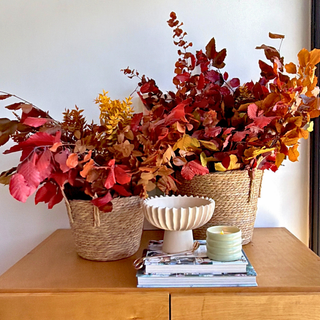Copper Beech Dried Flower Basket