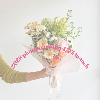 mother's day double fresh flower bouquet wrap