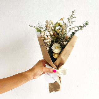 petit dried flower bouquet wrap - houseoflilac