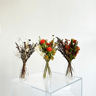 fall dried flower small accent table arrangements - houseoflilac