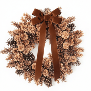 pinecone wreath (preorder for week of september 22) - houseoflilac