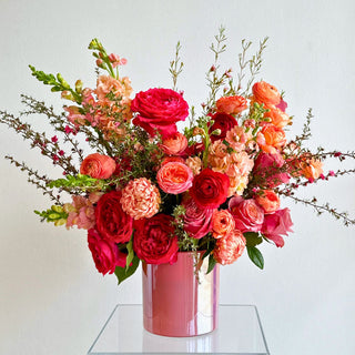 valentine's day grand luxe seasonal fresh flower arrangement