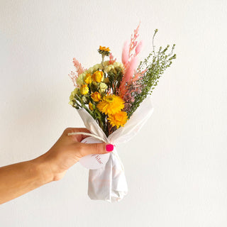 orange yellow large dried flower bundle - houseoflilac