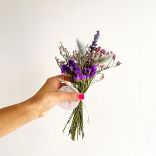 purple lavender blue dried flower bundles - houseoflilac