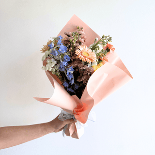 mother's day single fresh flower bouquet wrap - houseoflilac