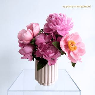 mother's day peony arrangement - houseoflilac
