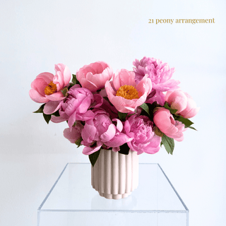 mother's day peony arrangement - houseoflilac
