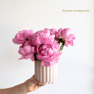 mother's day peony arrangement - houseoflilac