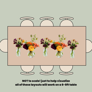 thanksgiving rectangular table package