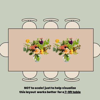 thanksgiving rectangular table package