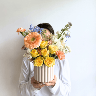 mother's day small seasonal fresh flower arrangement - houseoflilac