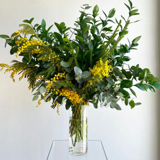 statement lush greens arrangement