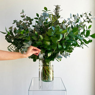 statement lush greens arrangement