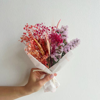 pink large dried flower bundle - houseoflilac