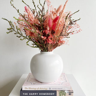 spring dried flower large accent table arrangements
