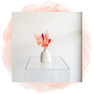 summer dried flower small accent table arrangements - houseoflilac
