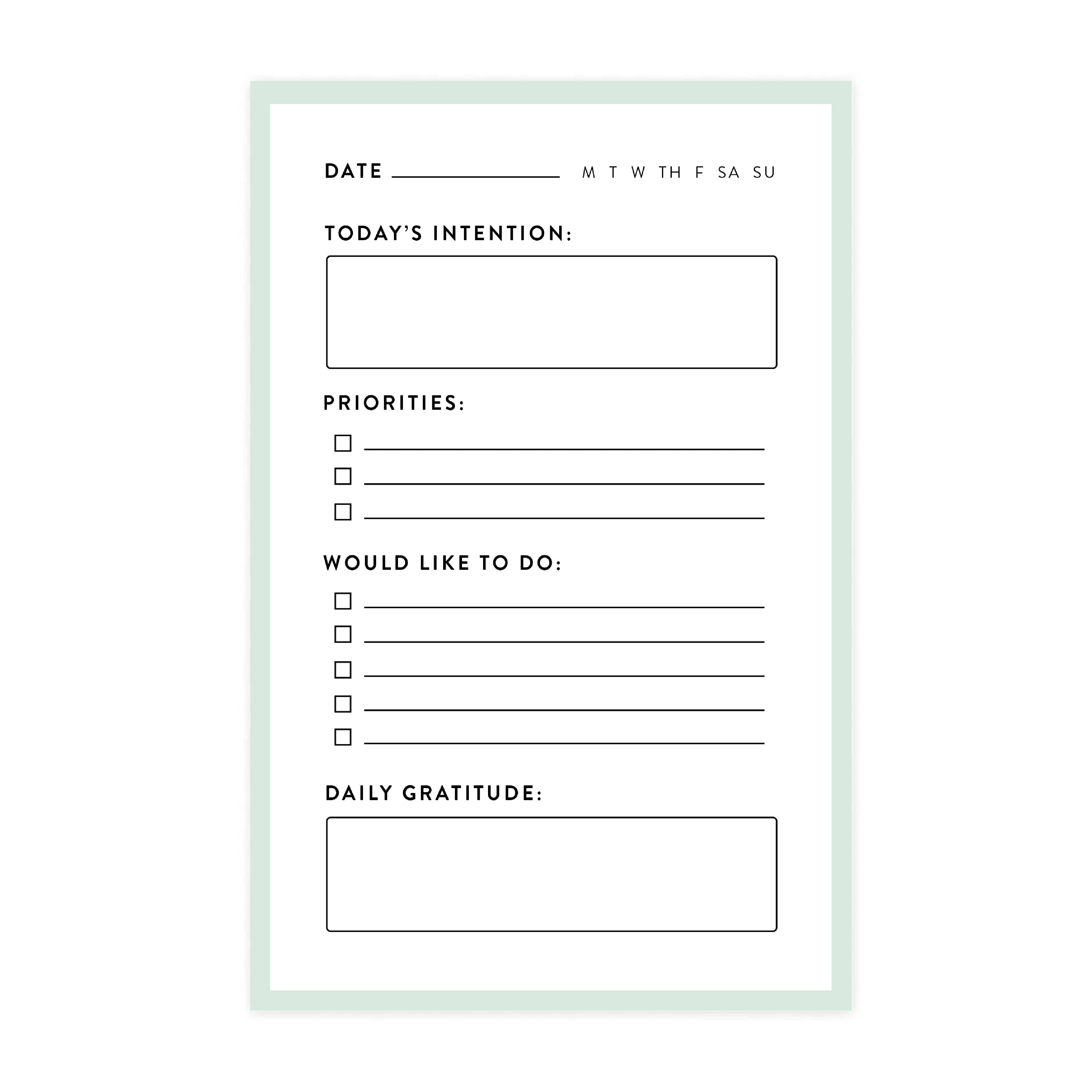 Daily Planner Notepad – houseoflilac