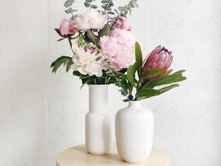 MK Porcelain Plum Vase