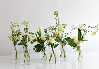 fresh flower bud vase arrangements