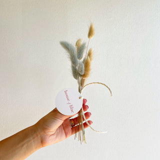 bunny tail grass dried flower bundle